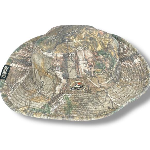 Redhead Camo Bucket Hat Boonie Medium/Large Chin Strap Hike Fish Hunt Outdoor - Picture 11 of 14